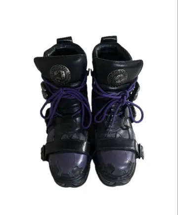 newrock devil vampire purple boots