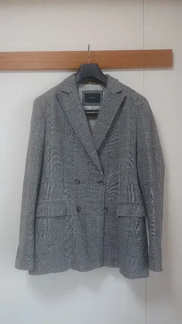 ZARA 더블 브레스트 체크 자켓 사이즈 52