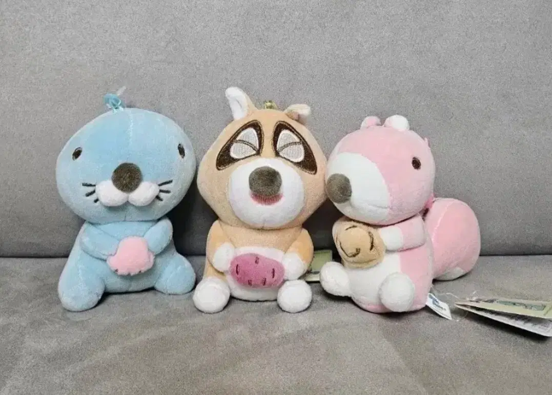 정품 보노보노 12cm 키링 인형
