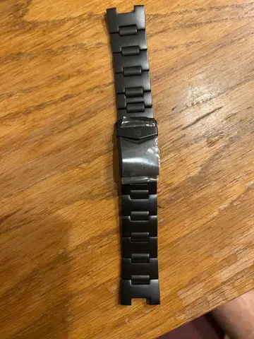 LUMINOX 정품 스테인리스 스틸 팔찌 블랙 22mm