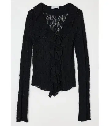 최저가 moussy LACE RUFFLE 탑 레이스 셔츠 블라우스