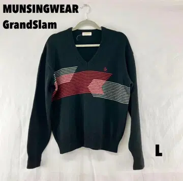 MUNSINGWEAR GrandSlam V넥 스웨터 L 사이즈 남성