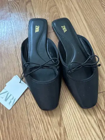 ZARA 플랫슈즈 블랙 37