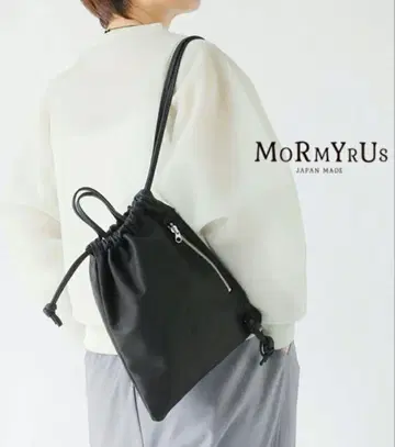[기간 한정 가격 인하 택 없음 새상품] mormyrus 가죽 복조리 백