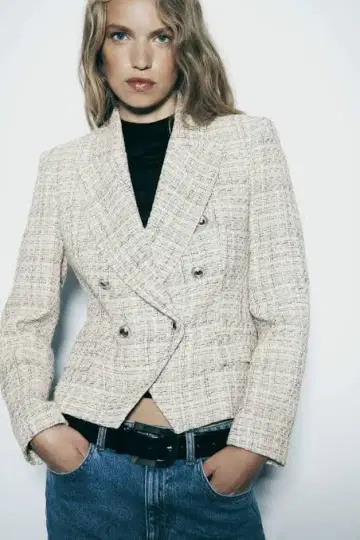 ZARA 텍스처드 자켓