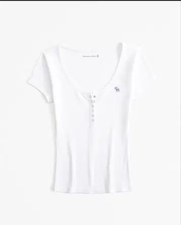 Abercrombie & Fitch 리브 헨리넥 상의