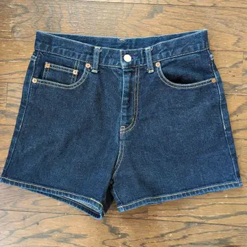 MACPHEE 다크 데님 숏팬츠 38