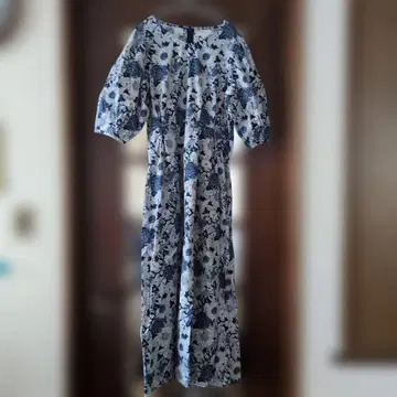 LIBERTY 롱 원피스 네이비