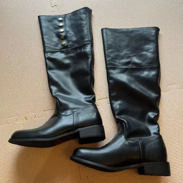 새상품급 여성용 롱 부츠 블랙 겨울 39 24.5cm