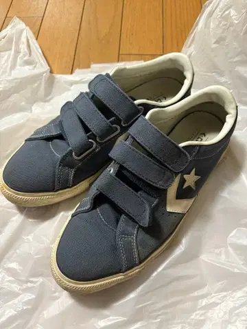 CONVERSE SKATE BOARDING 벨크로 네이비 컬러 스니커즈