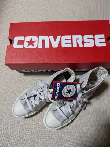 새상품 CONVERSE ALL STAR 하이컷 꽃무늬 스니커즈