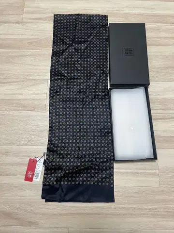 해파인상 100% 멀버리 실크 남성용 머플러