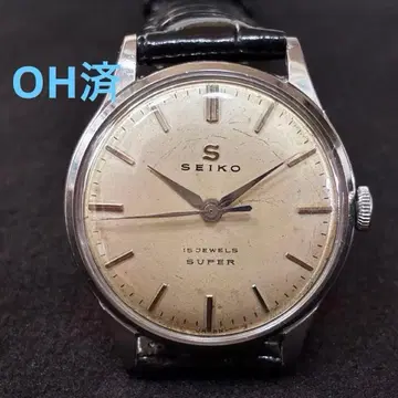 [ OH 완료 ] [ 작동품 ] [ 새상품급 ] SEIKO SUPER 수동 와인딩 손목시계