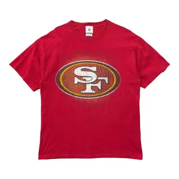 USA 구제 의류 NFL 샌프란시스코 49ers T셔츠 프린트 남성용 L