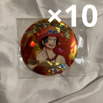 ONEPIECE 원피스 벌스데이 캔뱃지 에이스