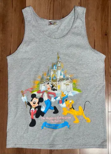 [ 초레어 ] WDW 50주년 미키 디즈니 탱크탑 빈티지