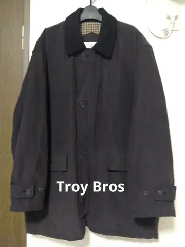 Troy Bros 다크 브라운 스텐카라 코트
