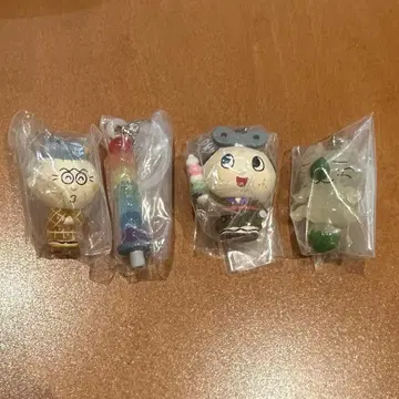 젠마이 사무라이 메지루시 액세서리 가챠가챠 4개 세트
