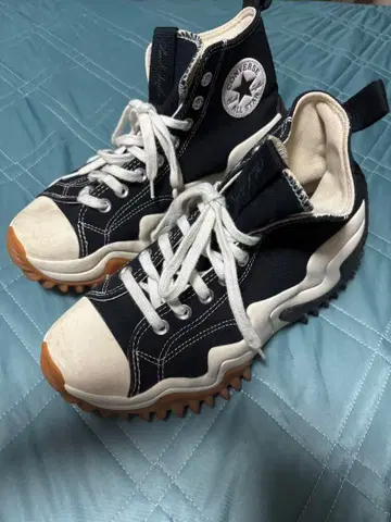 한국 통굽 컨버스 하이컷 블랙