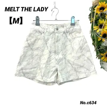 멜트 더 레이디 MELT THE LADY 마블 숏팬츠 M