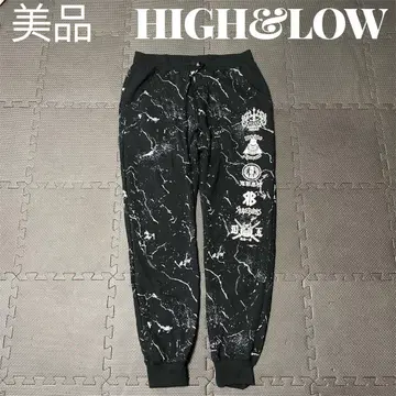 레어 미사용 HIGH&LOW g-sword 스웨트 팬츠 블랙