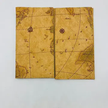 8m20 프리마 클라세 세계 지도 여권 케이스 커버 지갑