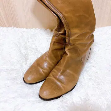 Ventare 벤타레 카멜 조키 롱 부츠 23.0cm