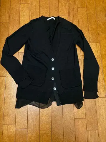sacai luck 가디건 블랙