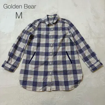 [ Golden Bear ] 골든베어 체크 셔츠 긴팔 M 캐주얼
