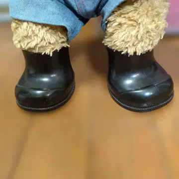 Build-A-Bear 봉제 인형 블랙 부츠
