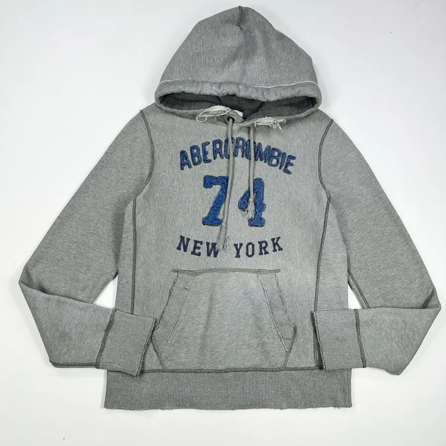 (L) 아베크롬비 og y2k 빈티지 후드티 그레이