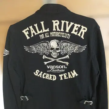 새상품급 VANSON Leathers 라이더 자켓 스컬 자수 블랙 M