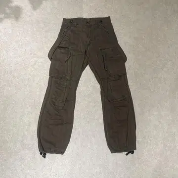 PPFM S 90s 그런지 y2k 서스펜더 벨트 조거 카고 팬츠