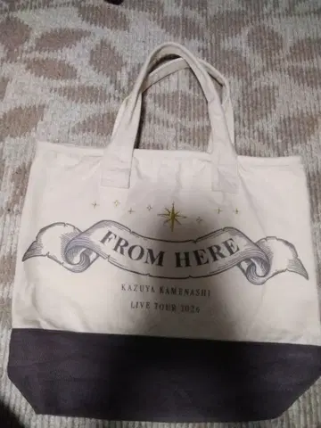 카메나시 카즈야 토트백 FROM HERE