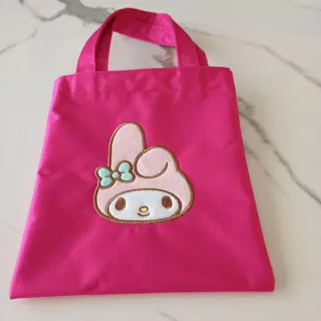 마이멜로디 토트백 핑크