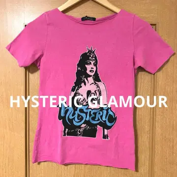 [분위기 최고] 00년대 HYSTERIC GLAMOUR 올 패턴 크롭 티 Y2K
