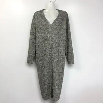 아나나 anana 니트 원피스 V넥 그레이 계열 (M-L 상당)