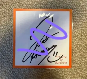 FANTASTICS Welcome to Sunshine 사인 사와모토 나츠키