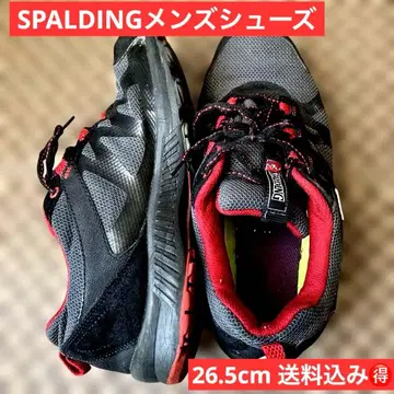 남성용 EEEE 26.5cm SPALDING 워킹화 블랙