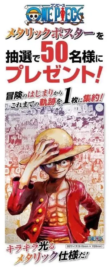ONEPIECE 메탈릭 포스터 추첨 당선품