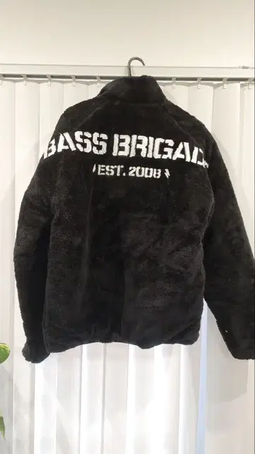 BASS BRIGADE 플리스 자켓 블랙 [ 미사용 새상품 ] L 사이즈