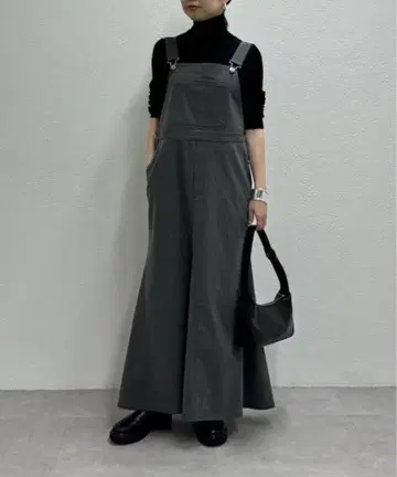 LOUNGEDRESS TR 오버롤 스커트 그레이