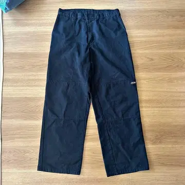 Dickies 더블니 워크 팬츠 블랙