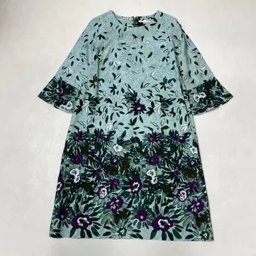 KEI Hayama PLUS 보타니컬 플라워 프린트 원피스