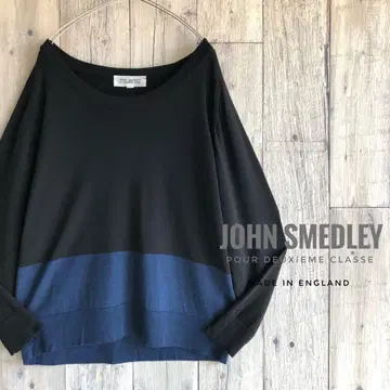 영국제 JOHN SMEDLEY DEUXIEME CLASSE 얇은 소재 니트