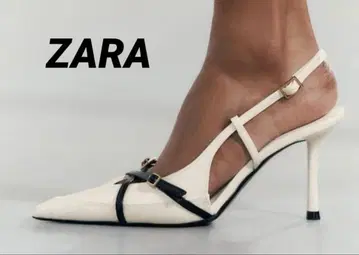 ZARA 슬링백 하이힐 미사용 새상품