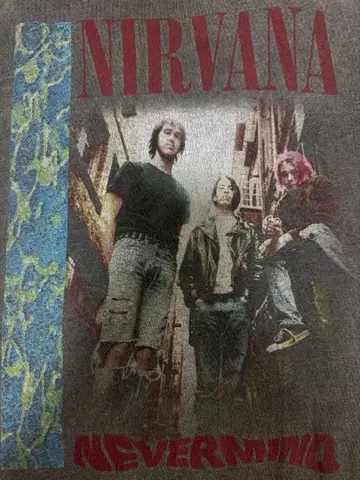 NIRVANA NEVERMIND 닐바나 T셔츠 2XL