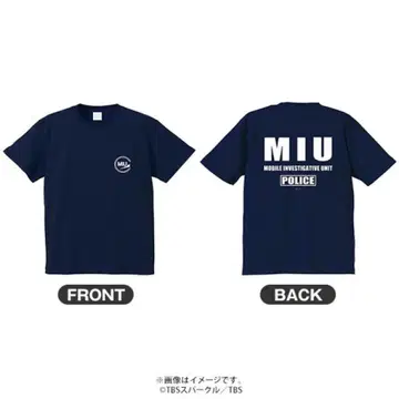 TBS 드라마 MIU404 티셔츠 네이비 L 사이즈 미사용 미개봉