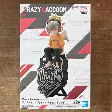 Crazy Raccoon CR 모니터 탑 피규어 달마 B