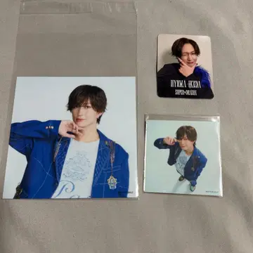스파드라 이케다 효마 정사각형 브로마이드 스티커 세트 TSUTAYA 라쿠텐